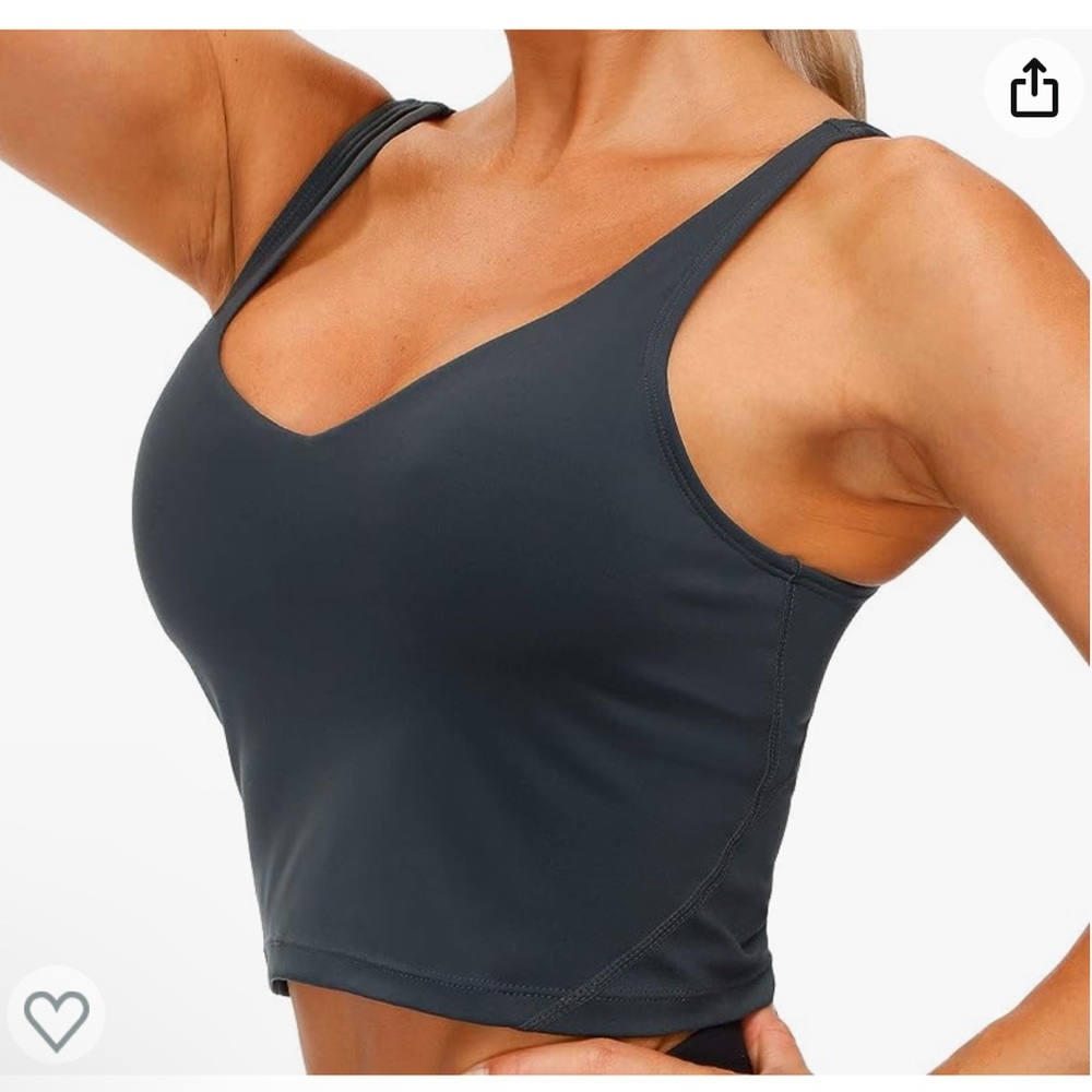 THE GYM PEOPLE Womens' Sports Bra Longline Wirefree Padded with Medium Support